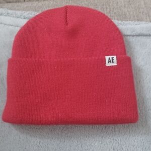 American Eagle Outfitters  Red Beanie